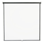 Quartet Wall or Ceiling Projection Screen, 84 x 84, White Matte Finish Product Image 