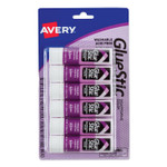 Avery Glue Stic Disappearing Purple Color - 0.26 oz - (AVE98096) Product Image 