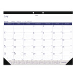 Blueline DuraGlobe Academic Monthly Desk Pad - Academic - (REDCA177227) Product Image 