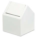 Hospeco Swing Entry Menstrual Care Product Waste Receptacle - Swing Lid - (HOS2201) Product Image 