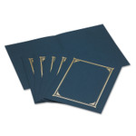 Geographics Certificate/Document Cover, 12.5 x 9.75, Navy Blue, 6/Pack (GEO45332) View Product Image