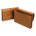Universal Extra Wide Expanding Wallets, 5.25" Expansion, 1 Section, Elastic Cord Closure, Legal Size, Redrope Product Image 