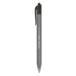 Paper Mate InkJoy 100 RT Ballpoint Pen, Retractable, Medium 1 mm, Black Ink, Smoke/Black Barrel, 20/Pack Product Image 