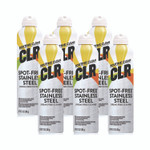CLR Spot-Free Stainless Steel Cleaner, Citrus, 12 oz Can, 6/Carton Product Image 