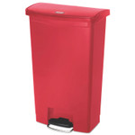 Rubbermaid Commercial Slim Jim 18-gal Step-On Container - Step-on Opening - (RCP1883568) Product Image 