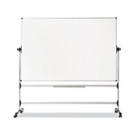 MasterVision Earth Series Reversible Dry-Erase Revolving Easel - 70" (5.8 ft) Width x 48" (4 ft) Height - (BVCRQR0521) Product Image 