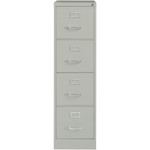 Lorell Fortress Series 26-1/2" Commercial-Grade Vertical File Cabinet - 15" Width x 26.5" Depth x 52" Height - (LLR60192) Product Image 