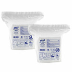 PURELL Hand Sanitizing Wipes, 3-Ply, 8.25 x 14.06, Fresh Citrus Scent, White, 1,700 Wipes/Pouch, 2 Pouches/Carton (GOJ921702) View Product Image