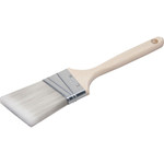 SKILCRAFT Angle Paint Brush, 2-1/2", Wood Handle, Silver Bristle (NSN5964247) Product Image 