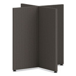 HON Mod HLPLTBL42BASE Conference Table Base - Finish: Slate Teak - (HONTBL42BASELS1) Product Image 