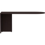 Lorell Essentials Series Peninsula Desk Box 1 of 2 - 29.5" Height x 66" Width x 30" Depth Desk, x 1" Thickness Top - (LLR18262) Product Image 