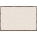 U Brands Bulletin Board, Linen, 72"Wx48"H, Rustic/Natural (UBR4897U0001) Product Image 