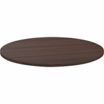 Lorell Essentials Conference Tabletop - Espresso Round Top - Contemporary Style - 1" Table Top Thickness x 42" Table Top Diameter - Assembly Required Product Image 