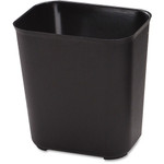 Rubbermaid Commercial 28 Quart Fire Resistant Wastebasket - 7 gal Capacity - (RCP254300BKCT) Product Image 