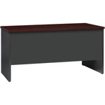 Lorell Fortress Modular Series Double-pedestal Credenza - 60" Width x 24" Depth, x 1.1" Thickness Top - (LLR79160) Product Image 