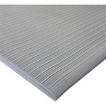 Genuine Joe Air Step Mat - Exercise - 60" Length x 36" Width x 0.375" Thickness - Rectangular - Vinyl Foam - Gray Product Image 
