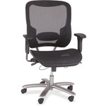 Safco Big & Tall All-Mesh Task Chair - High Back - Black - Armrest Product Image 