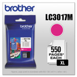 Brother LC3017M Innobella High-Yield Ink, 550 Page-Yield, Magenta (BRTLC3017M) View Product Image