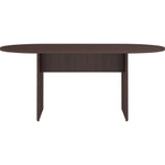 Lorell Essentials Oval Conference Table - 29.5" Height x 72" Width x 36" Depth x 1.3" Thickness - (LLR18230) Product Image 