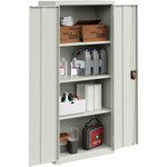 Lorell Fortress Series Slimline Storage Cabinet - 30" Width x 15" Depth x 66" Height - (LLR69830LGY) Product Image 