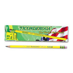 Ticonderoga Pencils, B (#1), Black Lead, Yellow Barrel, Dozen View Product Image