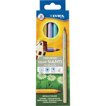 Lyra Color Giant Pencils - 6.3 mm Assorted Metallic Lead Product Image 