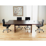 Lorell Chateau Series 8' Rectangular Tabletop - 1.4" Height x 94.5" Width x 47.3" Depth - (LLR34338) Product Image 