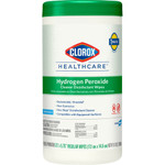 Clorox Healthcare Hydrogen Peroxide Cleaner Disinfectant Wipes - 5.75" Length x 6.75" Width - (CLO30825PL) Product Image 