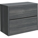 HON 10500 H10563 Lateral File - 29.5" Height x 36" Width x 20" Depth - 2 - Finish: Sterling Ash - (HON10563LS1) Product Image 