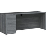 HON 10500 H105904L Pedestal Credenza - 29.5" Height x 72" Width x 24" Depth - 2 x File Drawer(s)Left Side - Finish: Sterling Ash - (HON105904LLS1) Product Image 
