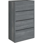 HON 10500 H10516 Lateral File - 59.1" Height x 36" Width x 20" Depth - 4 - Finish: Sterling Ash - (HON10516LS1) Product Image 
