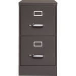 Lorell Fortress Series 26-1/2" Commercial-Grade Vertical File Cabinet - 15" Width x 26.5" Depth x 28.4" Height - (LLR60156) Product Image 