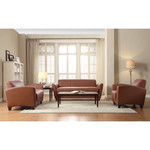 Lorell Accession Reception Sofa - 34.5" x 75" x 31.1" Overall Dimension - (LLR68946) Product Image 