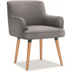 HON Matter Chair - Fabric Back Material - Light Gray Product Image 