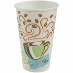Dixie PerfecTouch 16 oz Insulated Paper Hot Coffee Cups by GP Pro - 16 fl oz - Multi - Paper - Hot Drink, Coffee Product Image 