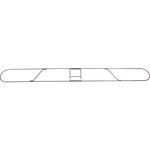 Genuine Joe Clip-on Long Dust Mop Frame - Rust Resistant, Clip, Galvanized - (GJO48266CT) Product Image 