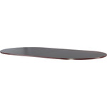 Lorell Essentials Oval Conference Tabletop - Oval Top - 48" Table Top Width x 96" Table Top Depth x 1.25" Table Top Thickness - 1" Height x 94.50" Width x 47.25" Depth - Conferencing - Assembly Required Product Image 