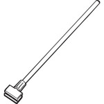 Rubbermaid Commercial Gripper 60" Vinyl/Aluminum Wet Mop Handle - 60" Length - (RCPH236000000CT) Product Image 