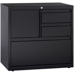 Lorell 30" Personal Storage Center Lateral File - 30" Width x 18.6" Depth x 28" Height - 3 x Drawer(s) for File, Box - (LLR60933) Product Image 