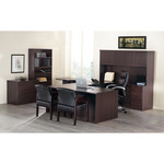 Lorell Prominence 2.0 Double-Pedestal Credenza - 29" Height x 72" Width x 24" Depth, x 1" Thickness Top - (LLRPC2472ES) Product Image 
