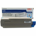 Oki Original LED Toner Cartridge - Cyan - 1 Each - (OKI44315303) Product Image 