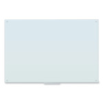 U Brands Magnetic Glass Frameless Dry-Erase Board - 72" (6 ft) Width x 48" (4 ft) Height - (UBR2301U0001) Product Image 