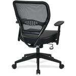Office Star Professional Dark Air Grid Back Managers Chair - Leather Seat Material - (OSP5700E) Product Image 