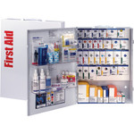 First Aid Only XL SC Business First Aid Cabinet - 666 x Piece(s) For 150 x Individual(s) - 5" Height x 16" Width x 21" Depth - Steel Case - White Product Image 