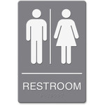 Headline Signs ADA RESTROOM/Image Sign - Print/Message "Restroom" - (HDS4812) Product Image 