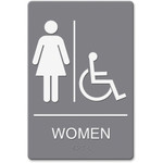 Headline Signs ADA WOMEN Wheelchair Restroom Sign (HDS4814) Product Image 