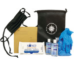 AbilityOne 8530017028831, SKILCRAFT Employee Workstation Sanitizing Kit, 1 Person, 15 Pieces, Kraft Envelope Product Image 