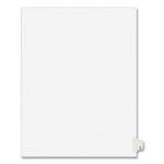 Avery Preprinted Legal Exhibit Side Tab Index Dividers, Avery Style, 26-Tab, Z, 11 x 8.5, White, 25/Pack, (1426) View Product Image