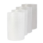 Universal Bubble Packaging, 0.31" Thick, 24" x 75 ft, Perforated Every 24", Clear, 4/Carton Product Image 