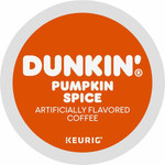 Dunkin' K-Cup Pumpkin Spice Coffee - Compatible with K-Cup Brewer - Medium - K-Cup Product Image 